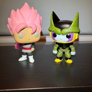 Dragon Ball Z Funkos. loose no box